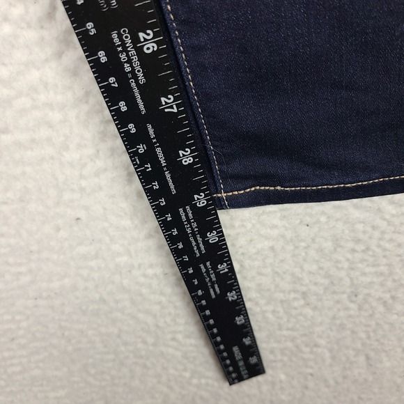 Paige Jeans Womens 26 Blue High Rise Edgemont Acadia No Whiskers Dark Wash *‎ - Picture 7 of 15
